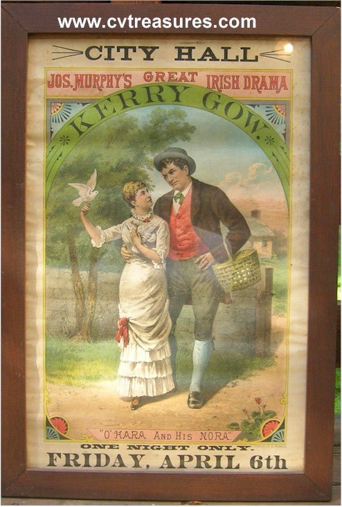 Kerry Gow Vintage 1890's Theater Poster