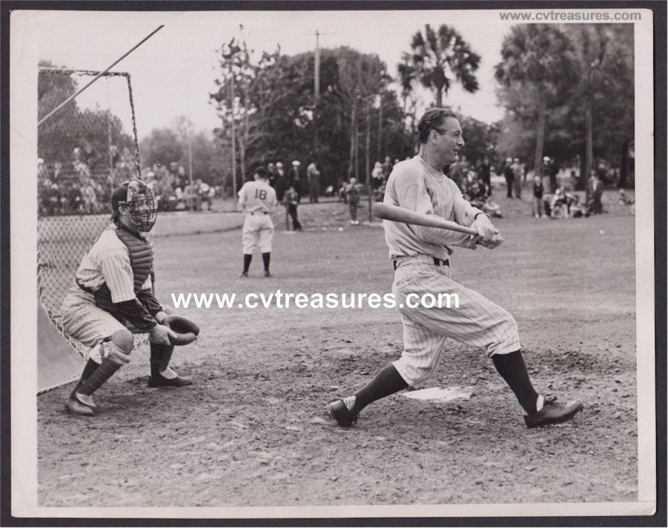 Lou Gehrig Rare TYPE 1 Baseball Yankees Photo Picture Final Season PSA certified Historical Sports Photography