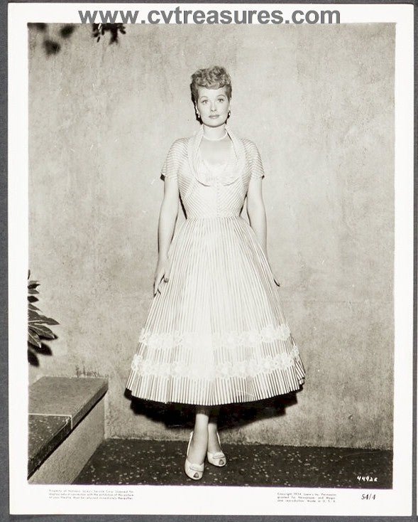 Lucille Ball Early Vintage Goldwyn-Mayer Studio Photo 1954 7