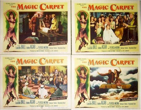 Magic Carpet, 1951, Lucille Ball, Lobby Card Set