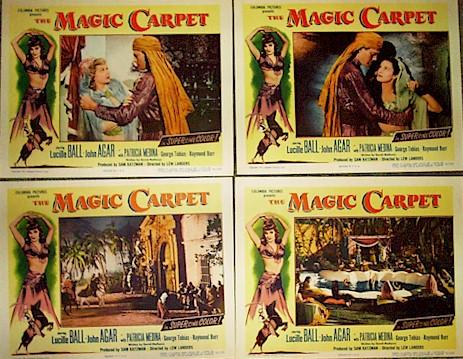 Magic Carpet, 1951, Lucille Ball, Lobby Card Set