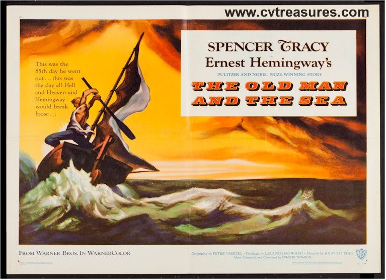 Old Man and the Sea Original Movie Poster Half Sht Spencer Tracy