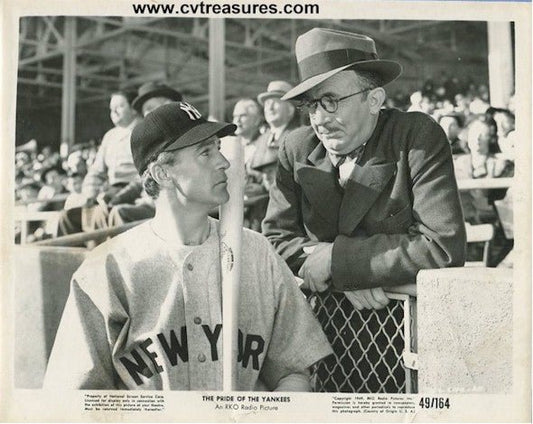 Pride of the Yankees, Gary Cooper still photo 1949 Reporter