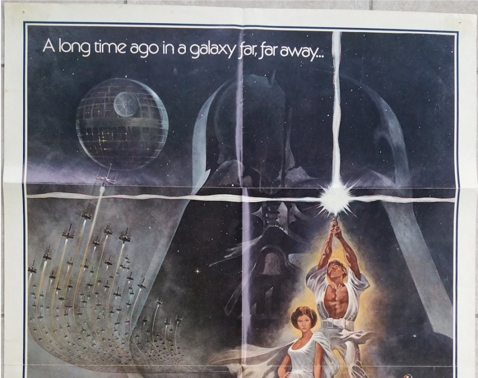 Star Wars Vintage Movie Poster 1977 Sci-Fi Classic Style A 3rd