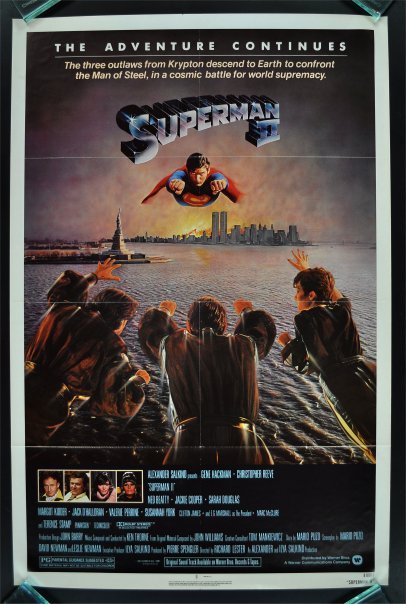 Superman II, Chirstopher Reeves, 1978 one sheet